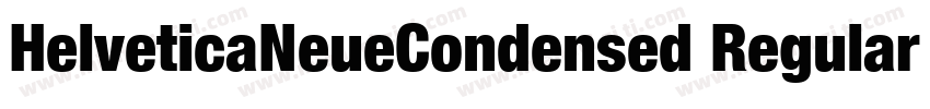 HelveticaNeueCondensed Regular字体转换